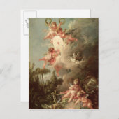Cupido's Target, van 'Les Amours des Dieux' Briefkaart (Voorkant / Achterkant)
