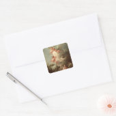Cupido's Target, van 'Les Amours des Dieux' Vierkante Sticker (Envelop)