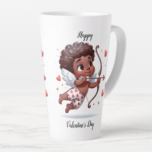 Cupido's Valentijns Latte Mok (Rechterhoek)