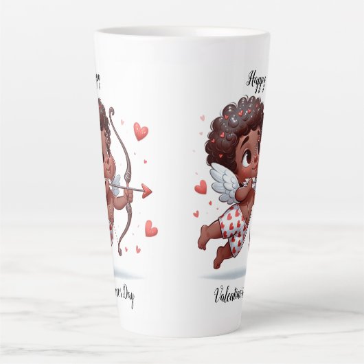 Cupido's Valentijns Latte Mok (Voorkant)