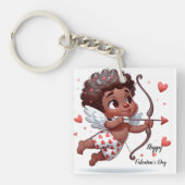 Cupido's Valentijnsdag Sleutelhanger (voorkant)
