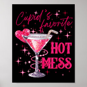 Cupido's warboel Valentijns Martini Valentijnsdag Poster