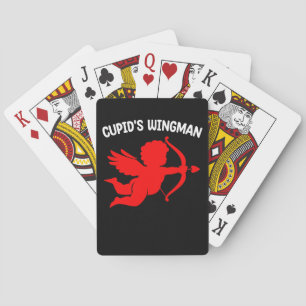 Cupido's Wingman Schattige Valentijnsdag Echtgenot Pokerkaarten
