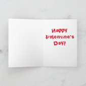 Cupidragon. van gelukkig Valentijn Feestdagen Kaart (Binnen)