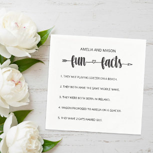 Cupid's Arrow Script Minimale Leuke Feiten Bruilof Servet