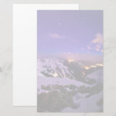 Cupid's Celestial Uitzicht Briefpapier (Voorkant / Achterkant)
