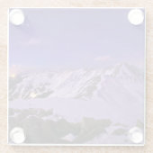 Cupid's Celestial Uitzicht Glazen Onderzetter (Achterkant)