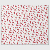 Cupids Cherub Harten Valentijnsdag Cadeaupapier (Vlak)
