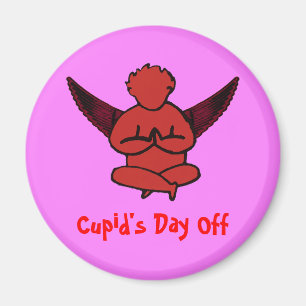 Cupid's Day Off - Valentijnse Yoga Magnet