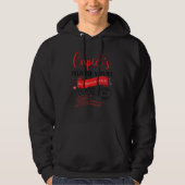 Cupid's Delivery Service Funny L&D Nurse Valentine Hoodie (Voorkant)