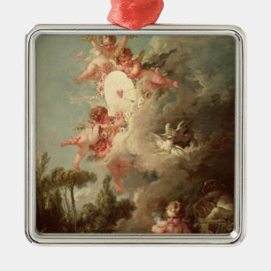 Cupid's doel, van 'Les Amours des Dieux' Metalen Ornament