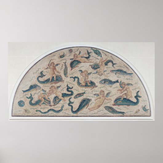 Cupids, Dolphins en Sealife uit Utique Poster (Voorkant)