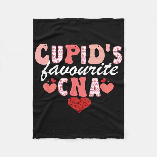 Cupid's Favoriete Cna Valentijn gecertificeerde ve Fleece Deken (Voorkant)