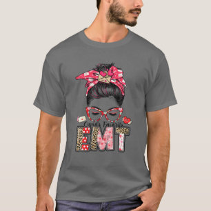 Cupid's favoriete EMT Bun Nursing Valentijnse T-shirt
