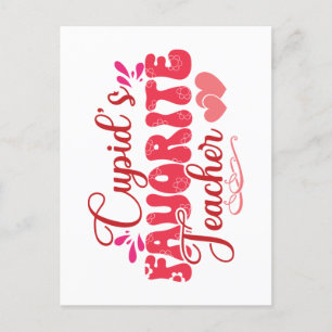 Cupid's favoriete leraar briefkaart
