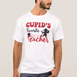 Cupid's favoriete leraar, Valentijnsdag leraar T-shirt