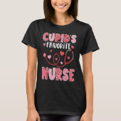 Cupid's Favorite Nurse Valentine's Day T-shirt (Voorkant)