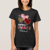 Cupid's Favorite Phlebotomist Valentine Phlebotomy T-shirt (Voorkant)