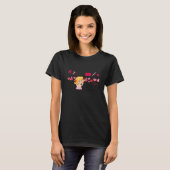Cupid's Favorite PICU Nurse Cute Pink Heart Valent T-shirt (Voorkant volledig)