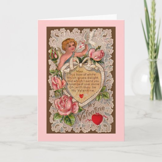 Cupid's gedicht Kaart (Voorkant)