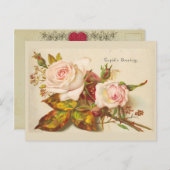 Cupid's Greeting  Valentijn Briefkaart (Voorkant / Achterkant)