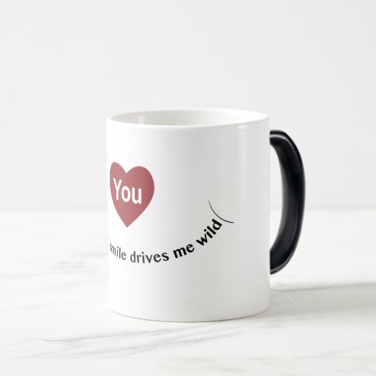 Cupids Hearts Magic Love Mok - Wild Smile (Voorkant rechts)