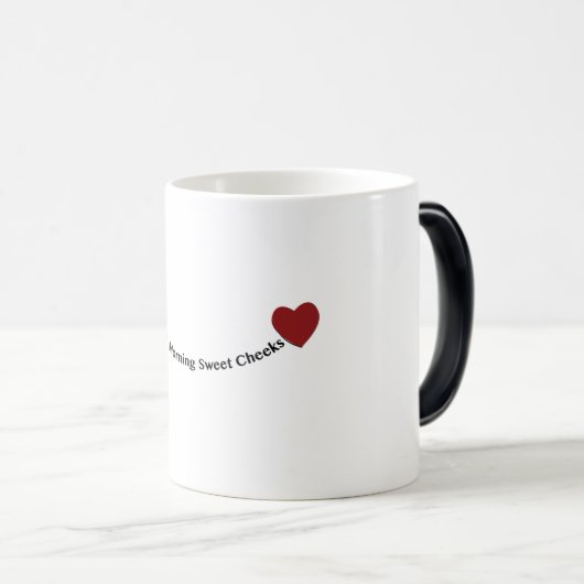 Cupids Hearts Magic Mok - Smile Sweet Cheeks (Voorkant rechts)