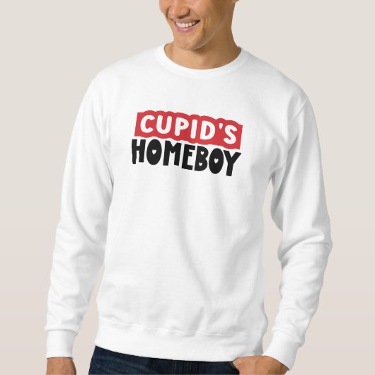 Cupids Homeboy Valentijnsdag Mannen Trui (Voorkant)