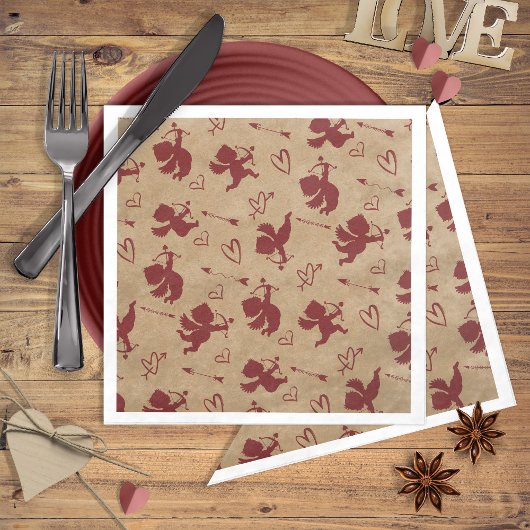 Cupids pijlen en hart ID630 Servet