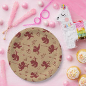 Cupids Pijlen en Hartjes ID630 Papieren Bordje (Feest)