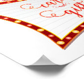 Cupid's Secret Valentine Baby Shower Cards & Gifts Poster (Hoek)