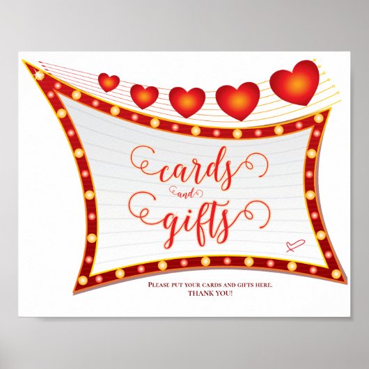 Cupid's Secret Valentine Baby Shower Cards & Gifts Poster (Voorkant)