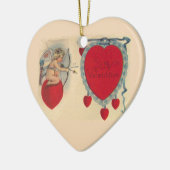 Cupids Valentijn Message Ornament (Links)