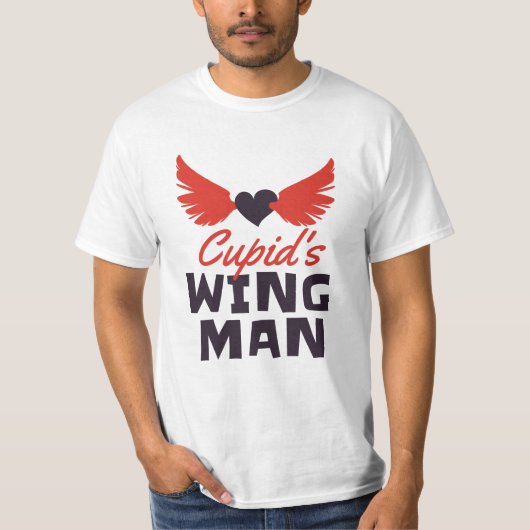 Cupids wingman t-shirt (Voorkant)