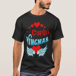 Cupid's Wingman T-Shirt, Valentijn T-Shirt, ZFJ T-shirt