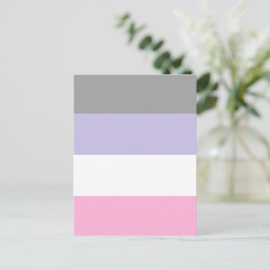 Cupioromantic Pride Flag Briefkaart (Staand voorkant)