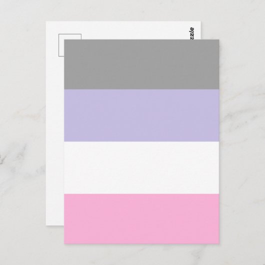 Cupioromantic Pride Flag Briefkaart (Voorkant / Achterkant)