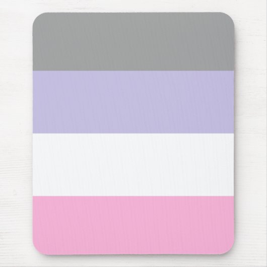Cupioromantic Pride Flag Muismat (Voorkant)