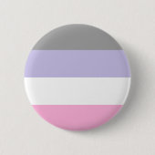 Cupioromantic Pride Flag Ronde Button 5,7 Cm (Voorkant)