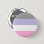 Cupioromantic Pride Flag Ronde Button 5,7 Cm (Voorkant /achterkant)