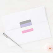 Cupioromantic Pride Flag  Vierkante Sticker (Envelop)
