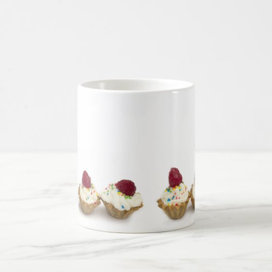 cupjes met frambozen koffiemok (Center)