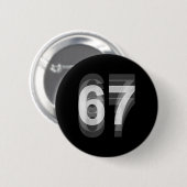 Cuple Kleding 67 Zes Zeven Meme Grappig _1 Ronde Button 5,7 Cm (Voorkant /achterkant)