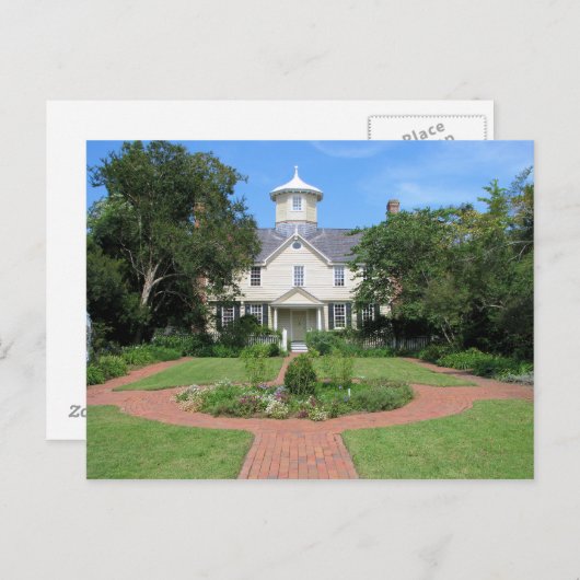 Cupola House, Edenton NC Briefkaart (Voorkant / Achterkant)