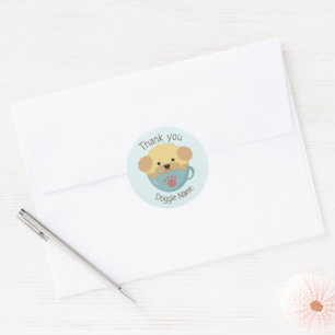 cupoodle ronde sticker