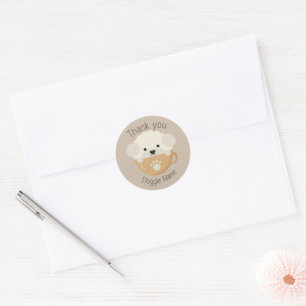 cupoodle ronde sticker