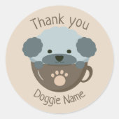 cupoodle ronde sticker (Voorkant)