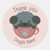 cupoodle ronde sticker (Voorkant)