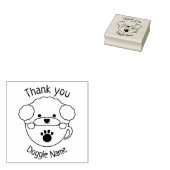 Cupoodle Wood Art Stamp Rubberstempel (Gestempeld)