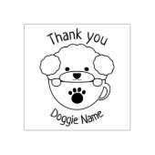 Cupoodle Wood Art Stamp Rubberstempel (Afrduk)